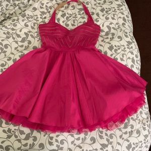 Pink party dress